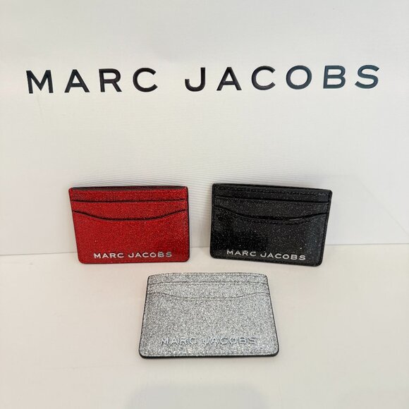 Marc Jacobs 4R4SMP024S02 Card Case Smooth Patent Leather $85 ‼️choose 1 color‼️ - Picture 1 of 13